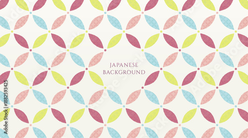 和風の可愛いレトロ背景