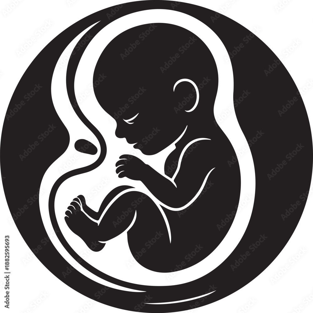 © Ranaart - Fetus Icon Isolated on transparent Background