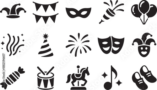 Karneval Icon set 