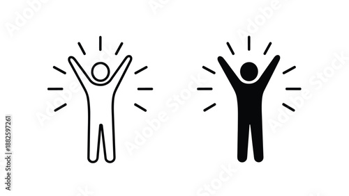 Voter choice flat design vector illustration icons. Vector icon set. Clipart image. Glyph and solid icon set. Icon vector. Flat Design Icon. line icon set