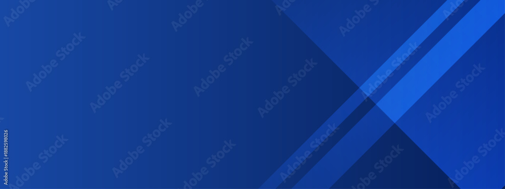 Fototapeta premium Elegant dark blue abstract composition with overlapping diagonal stripes and sharp edges