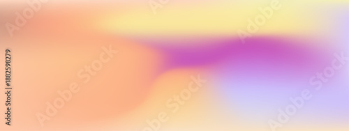 Soft and peaceful transition of warm yellow to cool purple and pink tones perfect for relaxing user interface backgrounds