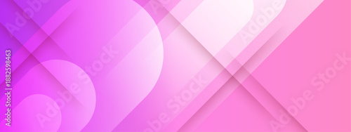 Bright abstract background featuring overlapping pink circles and sharp diagonal light rays