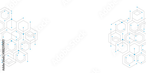 Geometric abstract background with hexagons.Triangular geometric texture for header, web banner, website, presentation stock illustration.