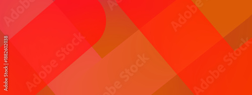 Warm Orange and Red Layered Rectangular Shapes with Subtle Transparency