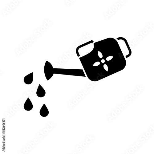 Watering can icon design template