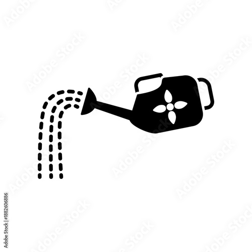 Watering can icon design template