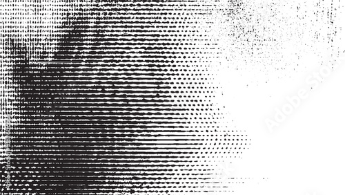 Grungy monochrome background with horizontal lines and scattered dots creating a distressed and textured visual effect