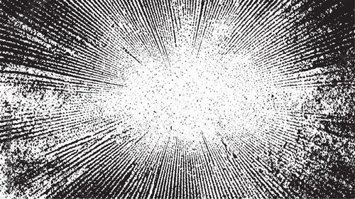 Intense abstract monochrome background with radial lines emanating from a bright center creating a powerful starburst effect