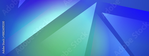 Sophisticated abstract design featuring sharp diagonal lines and deep blue triangular layers with a soft teal light source