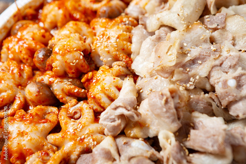 Wallpaper Mural Stir fried spicy vegetable octopus  Torontodigital.ca