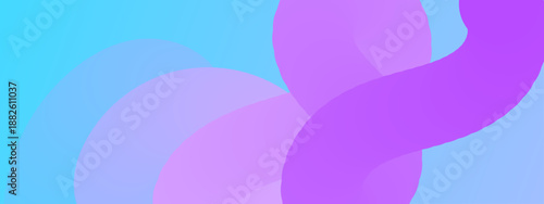 Gentle overlapping curved forms in pastel blue and violet tones providing a calm atmospheric feel