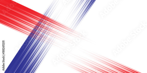 red and blue brush wrap car sticker pattern abstract banner sporty lines red and blue color combination grunge brush pattern racing motorsport design, Vector Illustration.