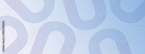Abstract blue and purple gradient background with repeating curved lines modern geometric pattern for digital design EPS Vector