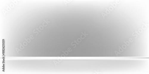 White podium with limbo background. abstract illustration. modern