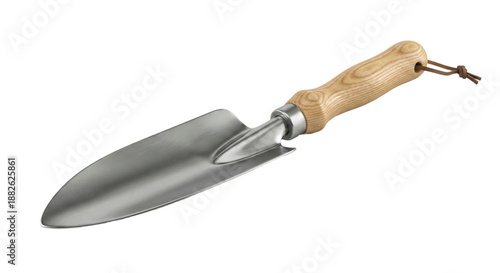 Wallpaper Mural Durable garden trowel with a comfortable wooden handle and a leather hanging strap Torontodigital.ca