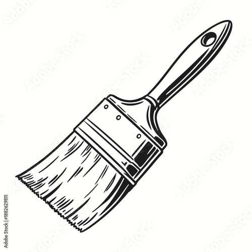Paint Brush Art Vector Illustration Set for Creative Design