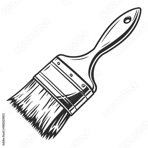 Paint Brush Art Vector Illustration Set for Creative Design