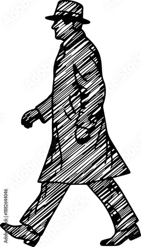 Elegant line art of a woman's profile adorned with bohemian dreamcatchers, flowers, and celestial moons in her hair