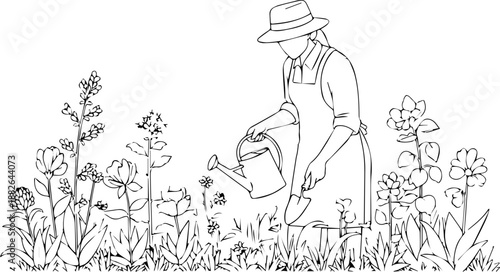 Coastal theme vintage style badge featuring a motorboat at sea with palm trees and a large sun