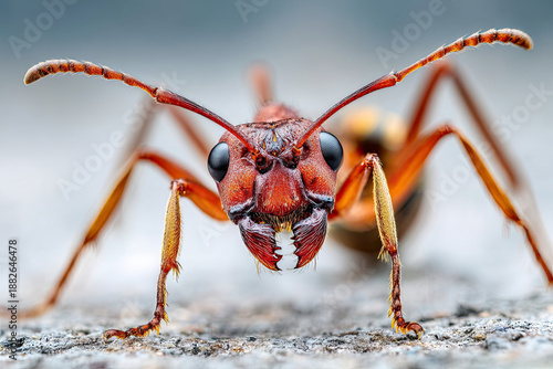 Dead fire ant focus on head of the insect  © Emanuel
