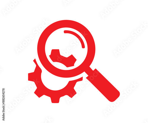 Search Gear Icon for Settings, Configuration and UI Design