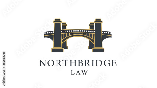 Northbridge Law Firm Logo Featuring Bridge Illustration.