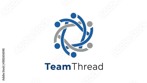 TeamThread logo with interconnected people forming a circle.