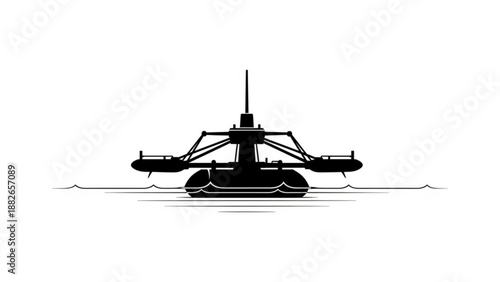 A sleek illustration of a futuristic vehicle driving on a road