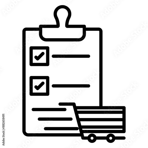 Shopping List Icon