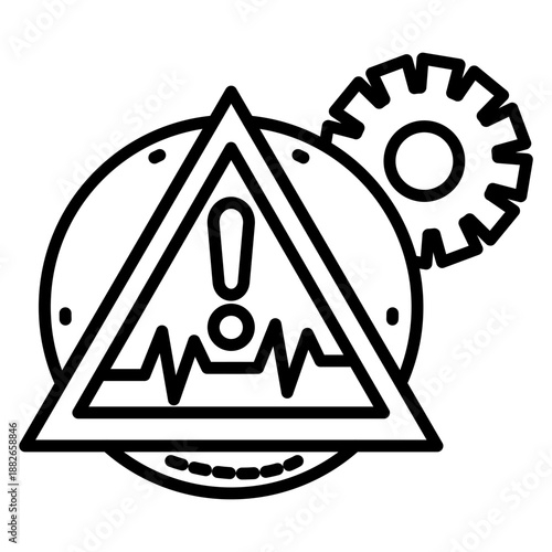 Earthquake Warning System Icon