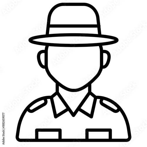 Park Ranger Male Icon