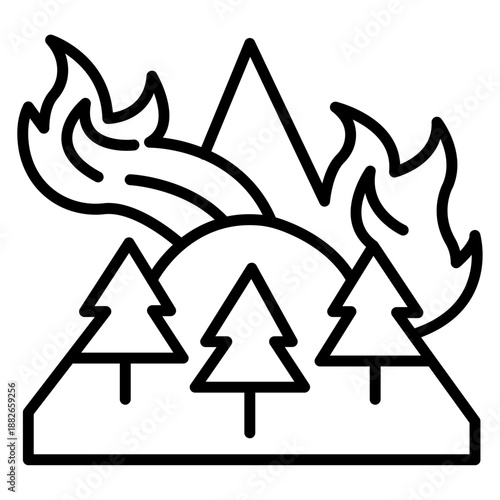 Wildfire Suppression Icon