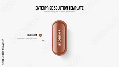 Consulting Proposal Presentation Layout Vector Illustration. Business Briefing 1 Option Diagram Frame Design. Investor Planning One Step Infographic Slideshow Template.