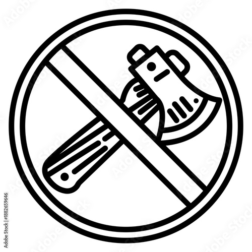 Stop Deforestation Icon