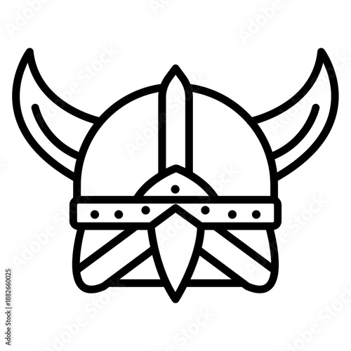 Viking Helmet Icon