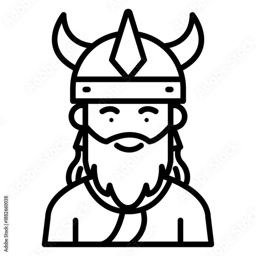 Viking Man Icon