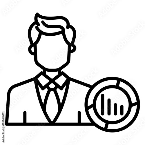 Data Scientist Male Icon