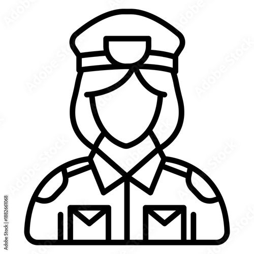 Soldier Female Icon
