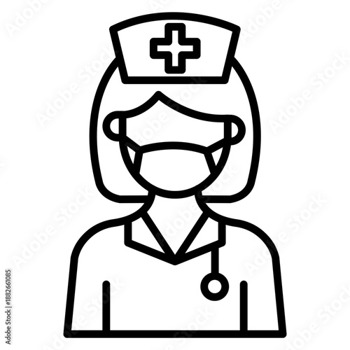 Surgeon Female Icon