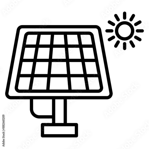 Solar Cell Icon