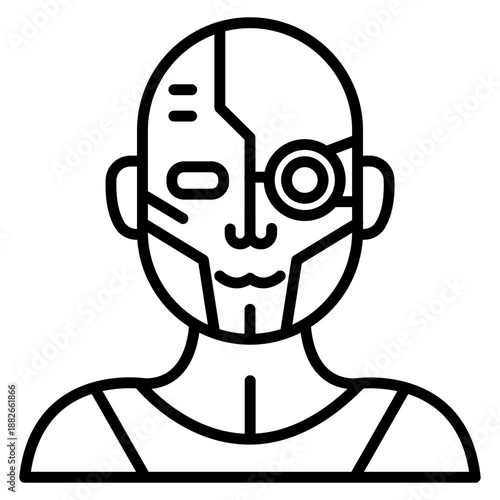 Cyborg Icon