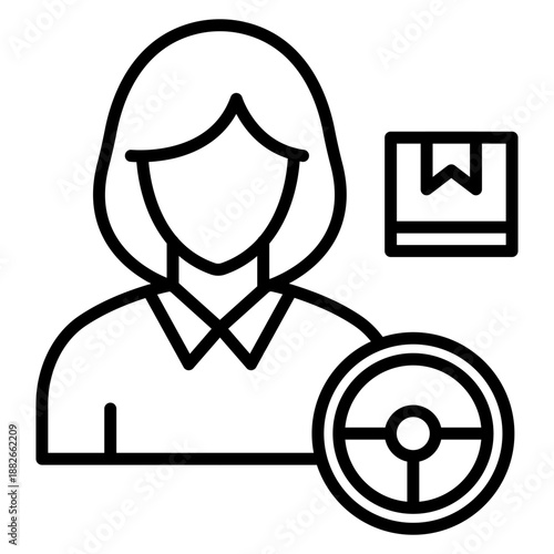 Delivery Driver Icon