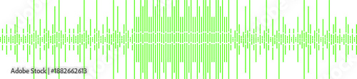 Foto green sound wave
