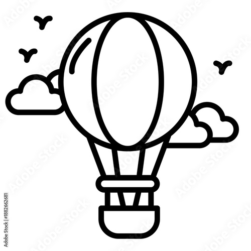 Balloon Ride Icon