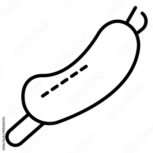 Sausage on a Stick Icon