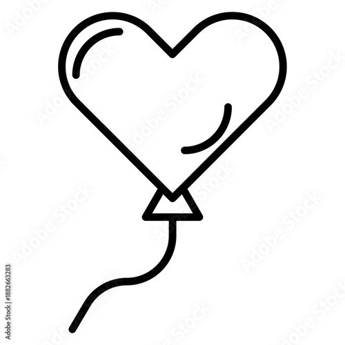 Heart Balloon Icon