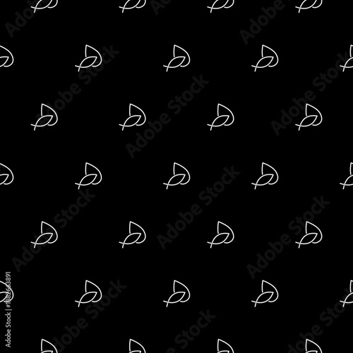 Fish oil seamless pattern isolated on black background