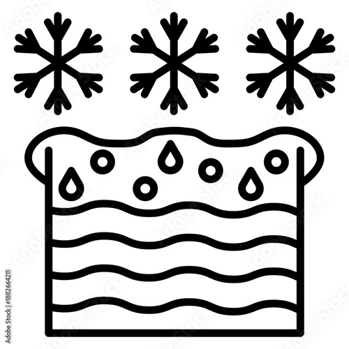 Snowproof Fabric Icon
