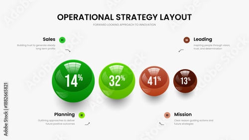 Creative Campaign 4 Step Chart Frame Template. Simple Briefing Four Option Diagram Slide Design. Minimalist Introduction Presentation Layout Vector Illustration.